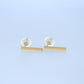 14K Gold | YG Bar Earrings