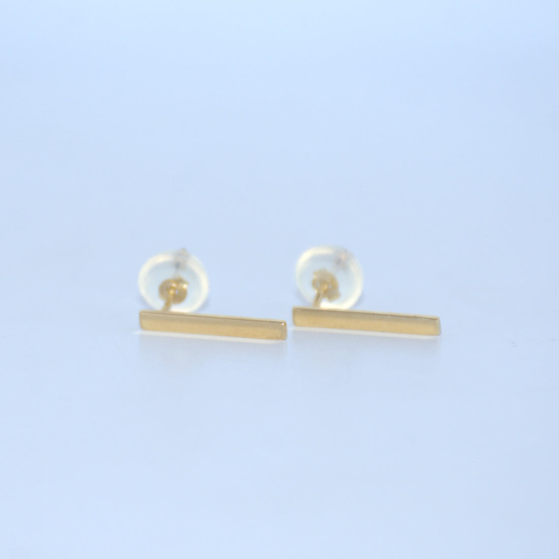 14K Gold | YG Bar Earrings