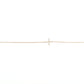 14K Gold | 7" Natural Diamond Cross Bracelet