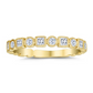 Gold ring with diamonds on a white background