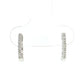 14K Gold | 0.08 cttw Natural Diamond Huggie Earrings white gold