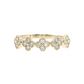 14K Gold | 0.28 cttw Natural Diamond Florette Clover Ring
