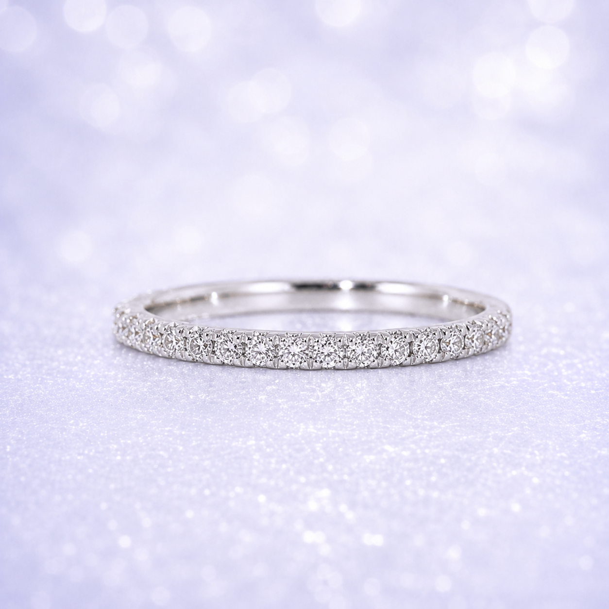 14K Gold | 1CT Marquise Lab Grown Diamond Bridal Ring Set with Matching Wedding Band - White Gold 