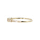 14K Gold Graduated Diamond Band | 0.37 cttw Natural Diamonds