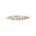 14K Gold Graduated Diamond Band | 0.37 cttw Natural Diamonds