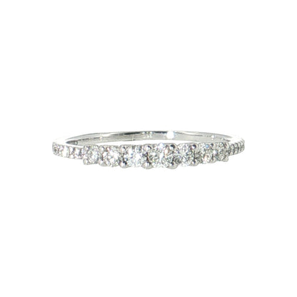 14K Gold Graduated Diamond Band | 0.37 cttw Natural Diamonds