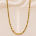 14K Gold | Hollow 18” Rope Chain 1.25mm