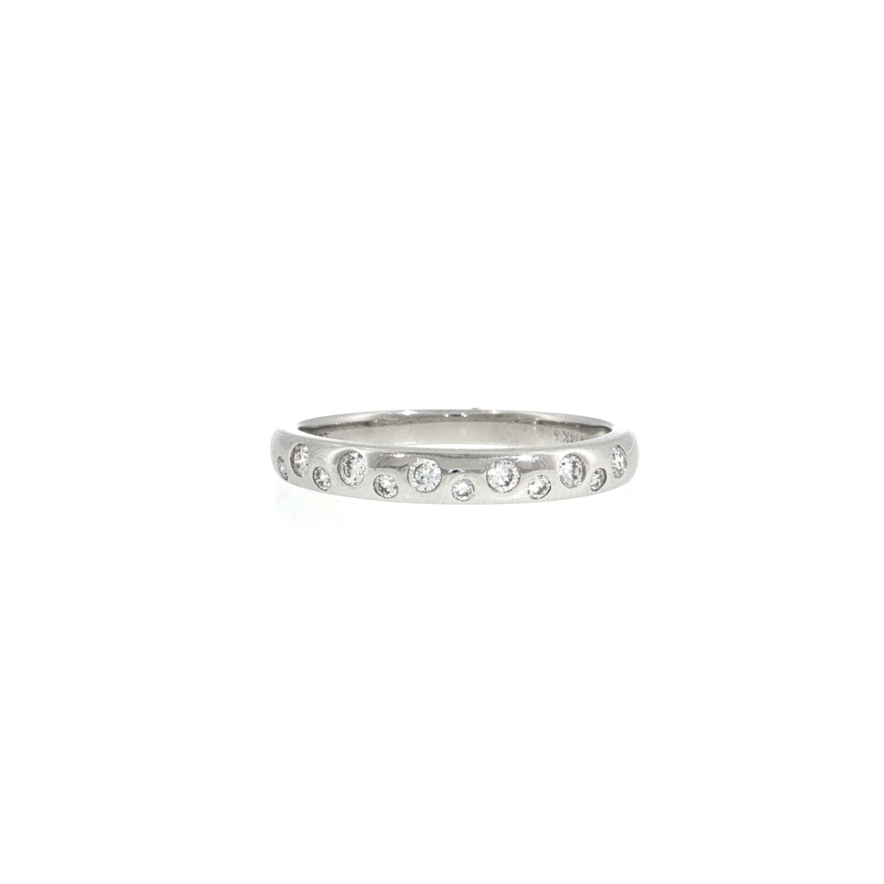 14K_Gold_Lab_Diamond_Wedding_Anniversary_Band white gold