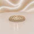 14K Gold | Quinceañera "Sweet 15" Crown-Inspired Ring