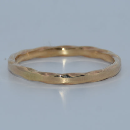 14K Gold | Rope Stacking Wedding Rings