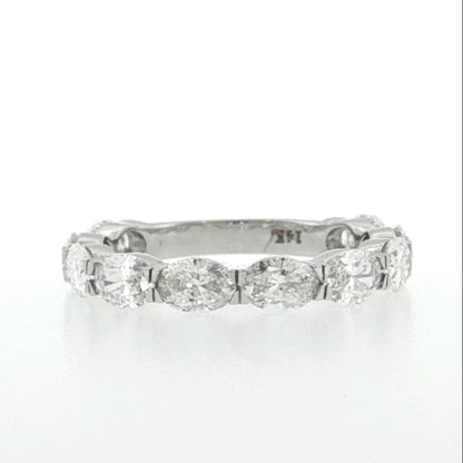 14K_Gold_WG_East_West_Oval_2.48cttw_Lab_Diamond_WeddingAnniversary_Band