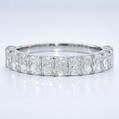 14K Gold | WG Radiant Emerald 1.94cttw Lab Diamond Wedding Band