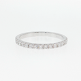14K Gold | White Gold .35cttw Round Lab Diamond Half Eternity Wedding/Anniversary Band