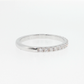 14K Gold | White Gold .35cttw Round Lab Diamond Half Eternity Wedding/Anniversary Band