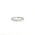 14K Gold | White Gold 1.02 cttw Round Lab Diamond Half Eternity Wedding/Anniversary Band