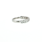 14K Gold | White Gold 1.08 CT Oval Brilliant Cut Diamond Half Eternity 