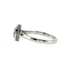 14K Gold | White Gold 2.01 CT Round Brilliant Cut Diamond Bezel with Hidden Halo Engagement Ring side view