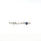 14K Gold | White Gold Bridal Set with 1.8cttw Round Diamonds & .30cttw Sapphires