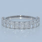 14K Gold | White Gold Radiant Emerald 1.94cttw Lab Diamond Wedding Band