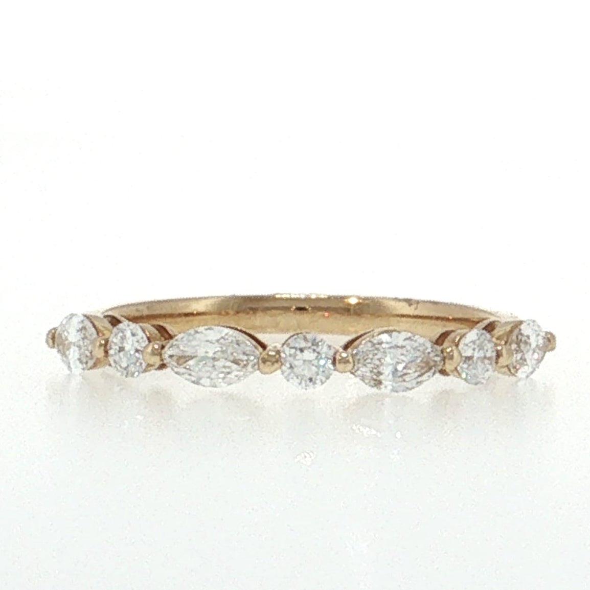 14K_Gold_YG_.594cttw_MarquiseRound_Lab_Diamond_WeddingAnniversary_Band