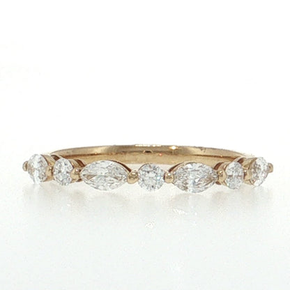 14K_Gold_YG_.594cttw_MarquiseRound_Lab_Diamond_WeddingAnniversary_Band