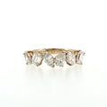 14K_Gold_YG_1.315cttw_MarquiseOvalPearEmerald_Lab_Diamond_WeddingAnniversary_Band