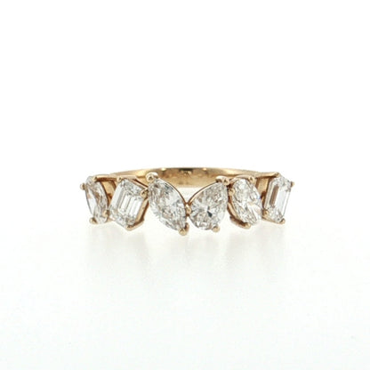 14K_Gold_YG_1.315cttw_MarquiseOvalPearEmerald_Lab_Diamond_WeddingAnniversary_Band