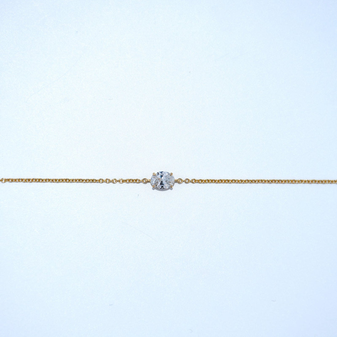 14K Gold | YG 1/3 Carat Lab Diamond Adjustable Bracelets