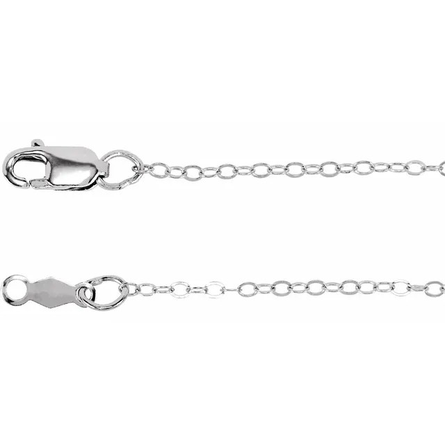 14K Gold | 1.3mm Cable Chains