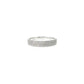 14k Gold | 0.23 cttw Natural Diamond 4 Row Pave Ring white gold