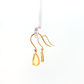 14K Gold | 1.30CT Pear Shaped Opal Earrings in Yellow Gold