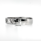 Sterling Silver | Designer-Inspired Bangle Bracelet with Pavé CZ Detail