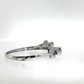 Sterling Silver | CZ Panther Bangle