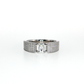 Sterling Silver | Designer-Inspired Wide Pavé CZ Band