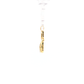 14K Gold | Cat Silhouette Pendant with .08cttw Natural Round Diamonds
