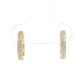 14K Gold | Double-Row 0.18 cttw Natural Diamond Huggie Earrings