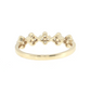 14K Gold | 0.28 cttw Natural Diamond Florette Clover Ring