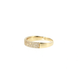14k Gold | 0.23 cttw Natural Diamond 4 Row Pave Band Ring