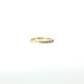 14k Gold | 0.17 cttw Natural Diamond 2 Row Pave Band Ring