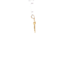 19.2K Portuguese Gold | Small Double-Bordered Crucifix Charm/Pendant