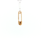 19.2K Portuguese Gold | Small Gold Safety Pin Charm