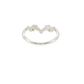 14K Gold | White Gold 0.06 cttw Lab Diamond French-Set Contour Band