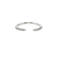 14K Gold | White Gold 1/6 cttw Lab Diamond Open Band