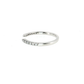 14K Gold | White Gold 1/6 cttw Lab Diamond Open Band