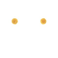 19.2K Portuguese Gold | Detailed Ball Earrings Spiral Dome Stud Earrings