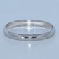 Silver ring on a light blue background