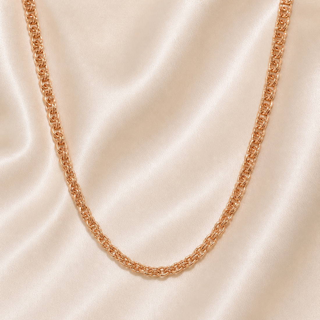 19.2K Portuguese Gold | 16" 3.5mm Solid Freeze Chain19.2K Portuguese Gold | 16" 3.5mm Solid Freeze Chain 