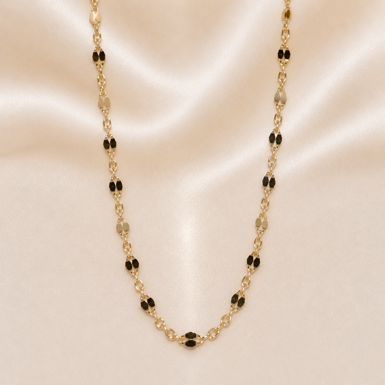 19.2K Portuguese Gold | 18" Disc Chain Necklace