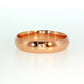19.2K Portuguese Gold | 4mm Dome Comfort Fit Wedding Band