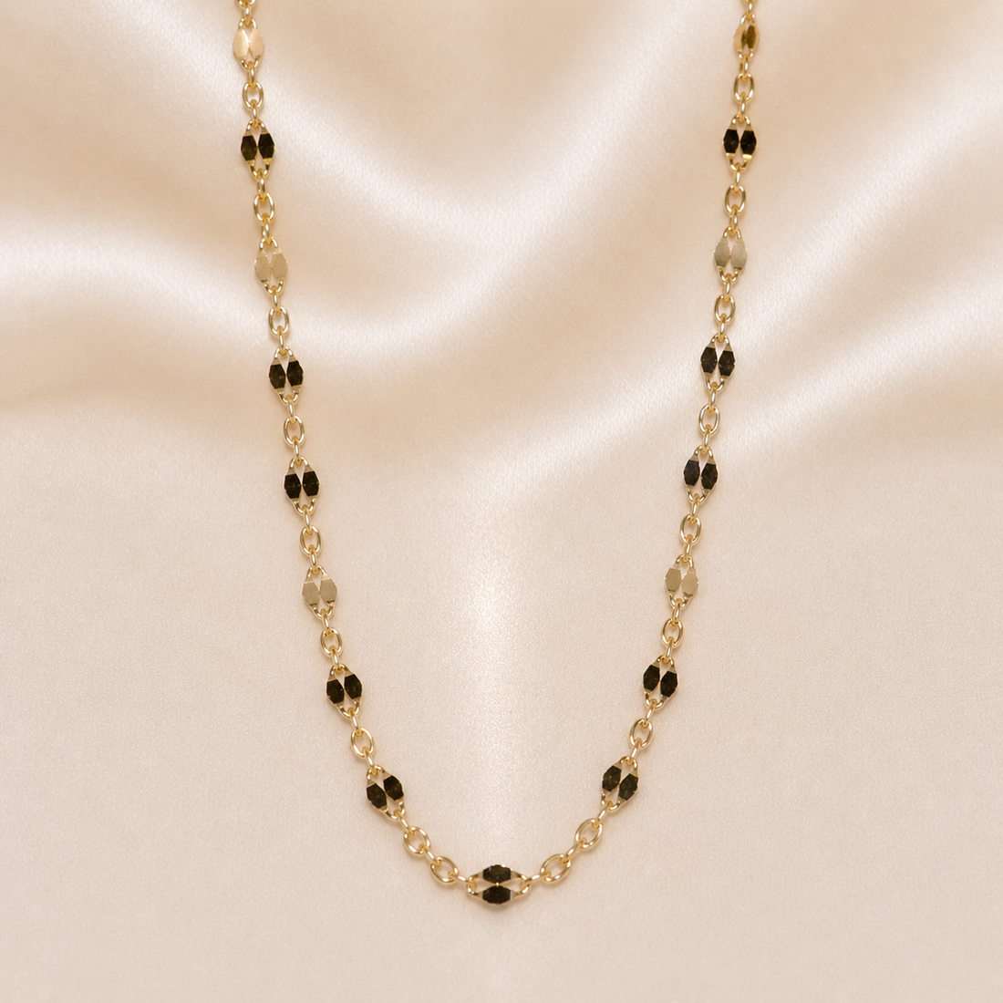 19.2K Portuguese Gold | 7" Disk Bracelet